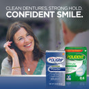 Super Poligrip Extra Strength Denture Adhesive Powder, Denture Powder for Dentures - 1.6 Ounces (Pack of 6) Super Poli-Grip