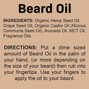 Best Beard Oil for men – Crafted Beard Oil Conditioner - Tobacco Vanilla Scent – All Natural Beard Oil and Mustache Oil – Quick Absorption – Made in the USA (TV) Crafted Dukes Beard