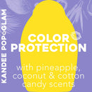 OGX Kandee Johnson Collection Mermaid Moisture Deep Conditioning Hair Mask for Color-Treated Hair, Sulfate-Free Surfactants Moisturizing Treatment for Dry Damaged Hair, 6 oz OGX
