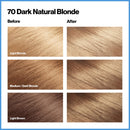 REVLON Total Color Permanent Hair Color, Clean and Vegan, 100% Gray Coverage Hair Dye, 70 Dark Natural Blonde, 10.2 oz (Pack of 3) REVLON