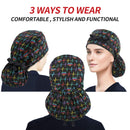 ABAMERICA Working Cap with Button Long Hair, Adjustable Working Hat Ponytail Holder, Tie Back Hats for Women, One Size (C01-1 Pack: Ponytail Heart Beating) ABAMERICA