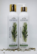 J'enessence Relief & Heal Natural Body Wash, Therapeutic, Lemongrass, Tea Tree, Bergamot, Eczema, Bug Bites, Redness, Preservatives Free, Sulfate Free, Cruelty Free, Plant Based, Vegan, 8 fl oz J'enessence