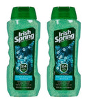 Irish Spring Body Wash Deep Action Scrub 18 fl oz, original,(Pack of 2) Irish Spring