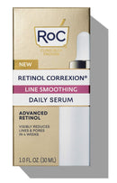 RoC Retinol Correxion Smoothing Serum, Daily Anti-Aging Wrinkle and Skin Care Treatment with Squalane & Ashwagandha, 1 Fl Oz RoC