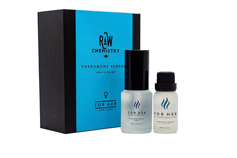 RawChemistry Pheromone Perfume Gift Set, for Her [Attract Men] - Elegance, Extra Strength Human Pheromone Formula 1 Fl. Oz RawChemistry