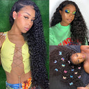 Zhuomei BEAUTY 28Inch 12A Lace Front Water Wave Human Hair Wigs for Black Women 4x4 Lace Closure Curly Human Hair Wigs Pre Plucked with Baby Hair 150% Density Brazilian Hair Wig 28, 4x4 water wave Zhuomei BEAUTY Store