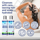 Sulfate-Free and Fragrance Free Shampoo and Conditioner Set, Safe for Seborrheic Dermatitis, To Soothe Dry and Itchy Scalp - Anti-Dandruff Shampoo and Conditioner for Dry Scalp (16oz) Infinity Warehouse