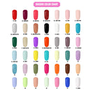 OneDor Nail Dip Dipping Powder – Acrylic Color Pigment Powders Pro Collection System, 1 Oz. (21 - Eggplant) Onedor