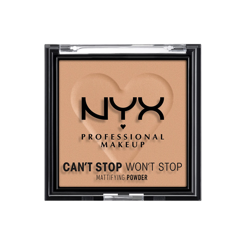 NYX PROFESSIONAL MAKEUP Can't Stop Won't Stop Mattifying Pressed Powder - Tan NYX PROFESSIONAL MAKEUP Store