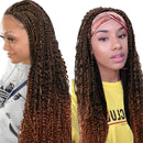 12 Inch 7 Packs Bohomian Box Braids Crochet Hair Curly Prelooped Crochet Hair Goddess Box Braids Crochet Hair Crochet Box Braids Hair With Curly Ends Crochet Braiding Hair For Black Woman (12 Inch, T30