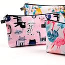 Pack of 3 Cosmetic Bags for Women Functional Makeup Bags Small Travel Bags Toiletries Case Durable Waterproof Bags Accessories Organizer Fashion Women Gifts (Style B) FUN FUN HOME