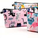 Pack of 3 Cosmetic Bags for Women Functional Makeup Bags Small Travel Bags Toiletries Case Durable Waterproof Bags Accessories Organizer Fashion Women Gifts (Style B) FUN FUN HOME