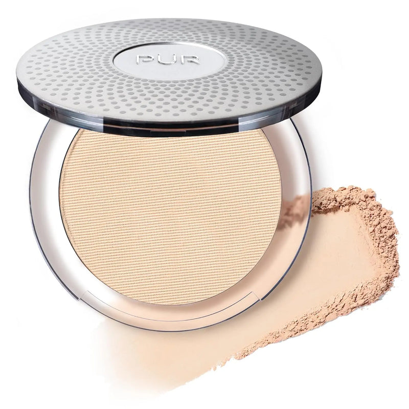 PÜR Beauty 4-in-1 Pressed Mineral Makeup SPF 15 Powder Foundation with Concealer & Finishing Powder- Medium to Full Coverage Foundation- Mineral-Based Powder- Cruelty-Free & Vegan Friendly Infinity Warehouse