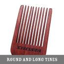 MANEJACK Beard Pick for Men- Wooden Comb Afro Hair Lift Combs MANEJACK