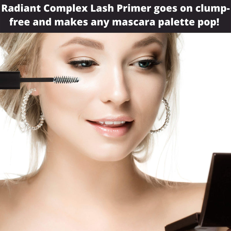 Best Eyelash Primer and Conditioner: Radiant Complex Volume Enhancing Eye Lash Primer Conditions, Enhances Volume and Lengthens Eyelashes - A Perfect, Voluminous Mascara Base, Lash Boosting Serum Radiant Complex