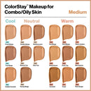 Revlon ColorStay Liquid Foundation Makeup for Combination/Oily Skin SPF 15, Longwear Medium-Full Coverage with Matte Finish, Natural Ochre (175), 1.0 oz REVLON