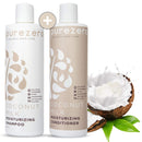 Purezero Coconut Milk Shampoo & Conditioner set - Intense Hydration & Increase Shine - Fight Dandruff & Frizz - Zero Sulfates, Parabens, Dyes - 100% Vegan & Cruelty Free - Great For Color Treated Hair Purezero