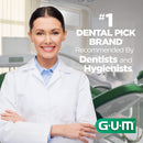 GUM-6705R Soft-Picks Comfort Flex Mint Dental Picks, New Invigorating Mint Flavor, 80 Count GUM