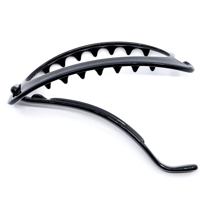 Camila Paris CP2318 French Hair Barrette Clip, Flexible Ponytail Holder No Metal Parts, Strong Hold Grip Hair Clips for Women, No Slip and Durable Styling Girls Hair Accessories, Made in France Camila