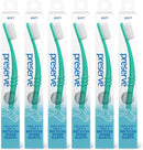 Preserve Ocean Plastic Initiative (POPI) Adult Toothbrush, Made in USA from Recycled Ocean Plastic, Neptune Green, Soft, 6 Count Preserve Store