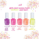 Eternal Collection – 5 Piece Set: Long Lasting, Quick Dry, Mirror Shine Nail Polish – Hardener, Bright and Shiny Finish - 0.46 Fluid Ounces Each (Girls Just Wanna Have Neons) Eternal