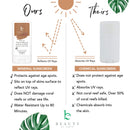 Mineral Tinted Sunscreen Stick - Zinc Oxide Sunscreen Lotion Stick with Organic Ingredients, Best Sun Protection Travel Face Sunscreen, Reef Friendly, Broad Spectrum and Water Resistant -Chestnut Beauty by Earth