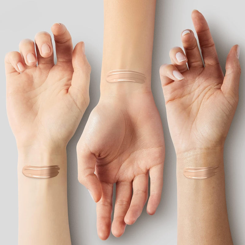 Catkin Phoenix Cushion Foundation Buildable Coverage Anti-Aging Serum Makeup, Sheer Satin Finish, Refill Included, Light Beige 0.46 Oz x 2, C01 NATURAL Infinity Warehouse