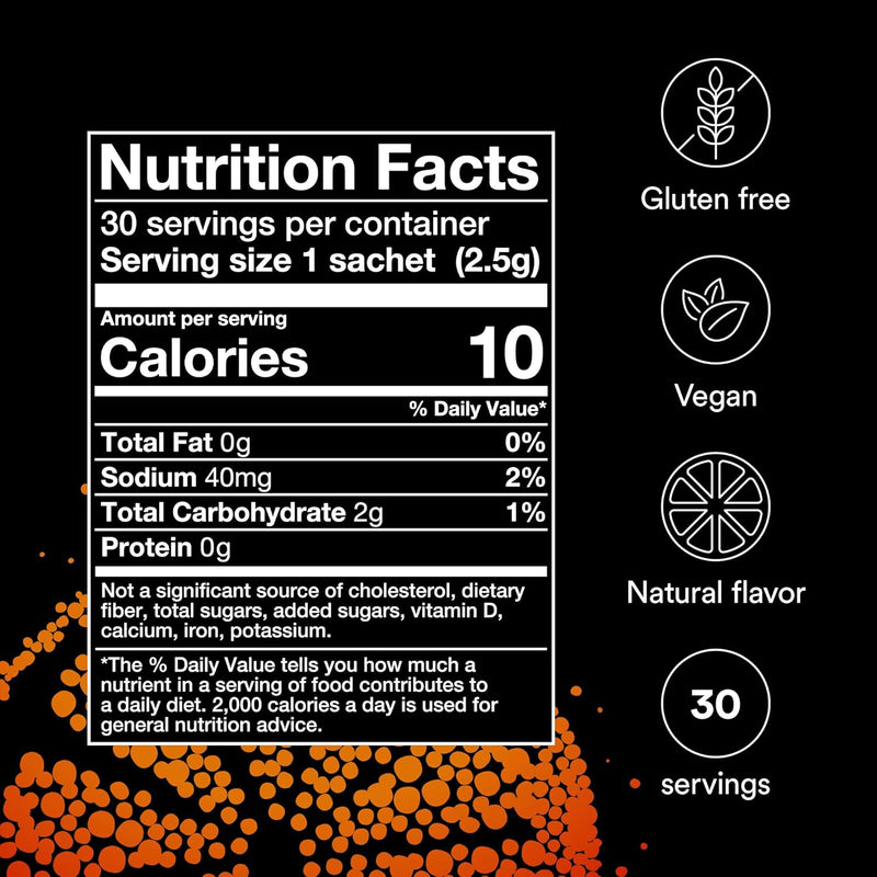 MitoQ Longevity Cellular Water Daily Powdered Drink Mix Natural Orange Flavor - Mitochondria-targeted Antioxidant - Cell Energy and Metabolism for Better Aging (Orange, 30 Packets) Infinity Warehouse