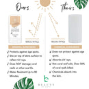 Mineral Sunscreen Stick - Zinc Oxide Sunscreen Lotion Stick, Best Sun Protection Travel Sunscreen Face and Body, Reef Safe Sunscreen, Natural Sunscreen Lotion Stick (Tinted) (Creme) Beauty by Earth Store