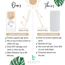 Mineral Tinted Sunscreen Stick - Zinc Oxide Sunscreen Lotion Stick Made with Organic Ingredients, Best Sun Protection Travel Sunscreen Face - Body, Reef Friendly, Broad Spectrum, Water Resistant Creme Beauty by Earth