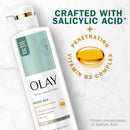 Olay Skin Solutions Hydrating Body Wash for Women with Salicylic Acid, 17.9 fl oz (Pack of 4) Infinity Warehouse