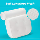 Bath Pillow (Premium Quality), Luxury Bathtub Pillow Rest (Powerful Suction Cups), Bath Pillows for Tub Neck and Back Support, Spa Pillow for Bathtub (Breathable 3D Mesh), Hot Tub Pillow (Head) BASIC CONCEPTS