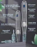Dr. Pen Ultima M8 Professional Microneedling Pen - Wireless Derma Auto Pen - Best Skin Care Tool Kit for Face and Body - 5 Cartridges (2pcs 16pin + 3pcs 36pin) New Body Life