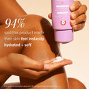 First Aid Beauty - KP Smoothing + Brightening Body Lotion with 10% AHA, Lactic Acid, Urea + Colloidal Oatmeal, Exfoliate & Moisturize, Banish Keratosis Pilaris Bumps, NEW Peach Scent (6. 7 fl oz) Infinity Warehouse