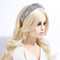 SP SOPHIA COLLECTION Women's Sparkling Crystal Padded Rhinestone Wide Bejeweled Hair Headband Party Hairband Hair Accessories in Silver SP Sophia Collection Store