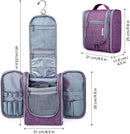 Hanging Travel Toiletry Bag Kit Cosmetic Makeup Organizer for Women and Men (A-Purple) Narwey Store