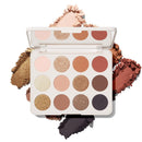 Morphe ChromaPlus 12-Pan Eyeshadow Palette - High Pigment Eye Makeup with Shimmer, Matte & Metallic Eye Shadow - Neutral Eyeshadow Makeup Collection for All-Day Wear - Flickering Sands (0.52 oz) Infinity Warehouse