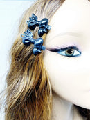 Tara Girls Self Hinge Plastic Bow Hair Barrettes Selection Pack Of 3 (COMBO21) Tara