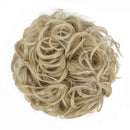 ROSEBUD Chignon Hairpiece Curly Bun Extensions Scrunchie Updo Hair Pieces Synthetic Combs in Messy Bun Hair Piece for Women Rose bud