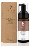 Beauty by Earth Self Tanner Mousse - Medium to Dark Fake Tan Sunless Tanner, Self Tanners Best Sellers, Natural Looking Self Tan, Self Tanning Mousse, Tanning Foam for Use as Body or Face Tanner Beauty by Earth