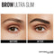 Maybelline New York Brow Ultra Slim Defining Eyebrow Pencil, Deep Brown Maybelline New York