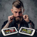 Mustache Wax 2 Pack - Extreme Hold Beard & Moustache Wax for Men - Strong Hold Helps Train Tame & Style - Citrus & Sandalwood Scents- 0.5oz each Viking Revolution