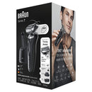 Braun Electric Razor for Men Flex Head Foil Shaver with Beard Trimmer, Rechargeable, Wet & Dry, 4-in-1 SmartCare Center and Travel Case, Black, 6 Piece Set Braun