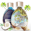 That’s What Sea Said Tanning Lotion Accelerator For Outdoor & Indoor UV Skin Tanning Beds - White Lotion, NO BRONZER! Coconut & Passion Fruit Hydrating Dark Tanning Lotion DARK TANS EXCLUSIVE