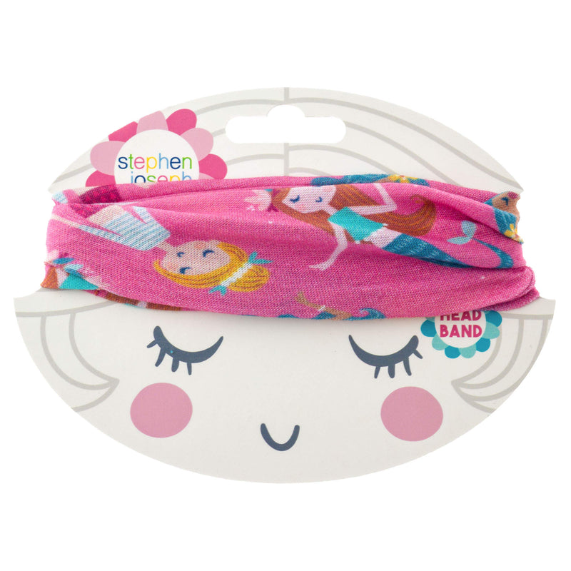 Stephen Joseph Kids' Toddler Headband Accessories, Mermaid Pink, One Size Stephen Joseph