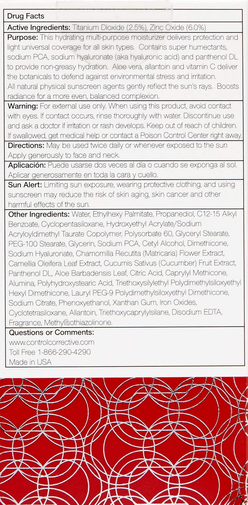 Control Corrective Tinted Moisturizer with SPF 30 | Evens Out Skin Tone, Moisturizes & Protects | 2.5 oz CONTROL CORRECTIVE SKIN CARE SYSTEMS