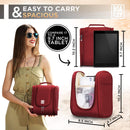 Premium Hanging Travel Toiletry Bag for Women and Men, Hygiene Bag, Bathroom and Shower Organizer Kit with Elastic Band Holders for Toiletries, Cosmetics, Makeup, Brushes BOACAY