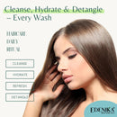 Peppermint Shampoo and Conditioner with Castor Oil & Biotin, Soothes Dry, Itchy Scalp, Strengthens Hair, Reduces Thinning & Hair Loss, Promotes Growth, Adds Volume, Sulfate-Free, 16 fl oz Each Infinity Warehouse