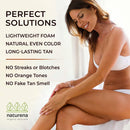 Naturena Self Tanner Tanning Mousse with Organic & Natural Ingredients, Tanning Lotion, Sunless Tanning Lotion for Darker Bronzer Skin, 6.7 Fl Oz NATURENA