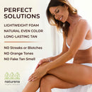 Naturena Self Tanner Tanning Mousse with Organic & Natural Ingredients, Tanning Lotion, Sunless Tanning Lotion for Darker Bronzer Skin, 6.7 Fl Oz NATURENA